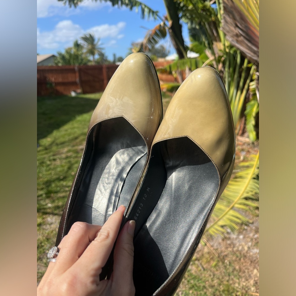 Green ombré Stuart Weitzman pumps size 10 - Picture 5 of 14